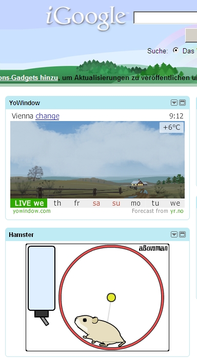 YoWindow on iGoogle - it works now!