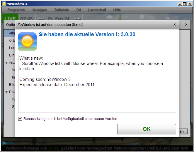 YoWindow - Beta B30 - New-version-dialog - expected release-date.jpg