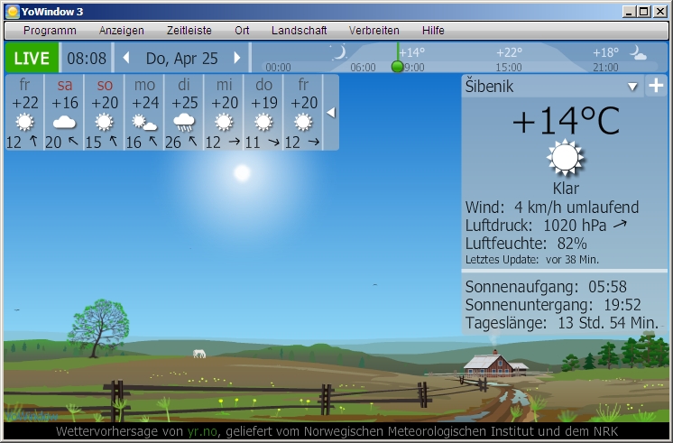 Sibenik on the desktop version