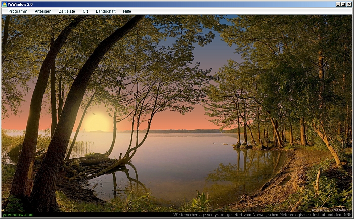 YoWindow - Screenshot Wald mit Wasserbucht - Tag.jpg