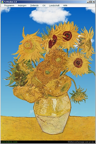 YoWindow - Screenshot Painting Sunflowers Vincent van Gogh.jpg