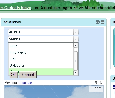 location partly hidden behind the "Ok" and "Cancel"-buttons