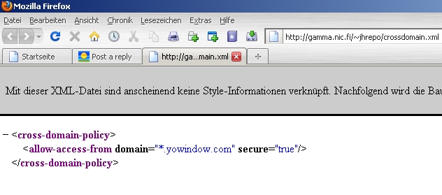 YoWindow - insufficient crossdomain.xml.jpg