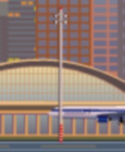 Airplane behind Lightpost.jpg