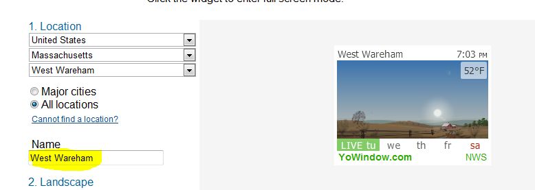 Widget Creation Page > Change Name