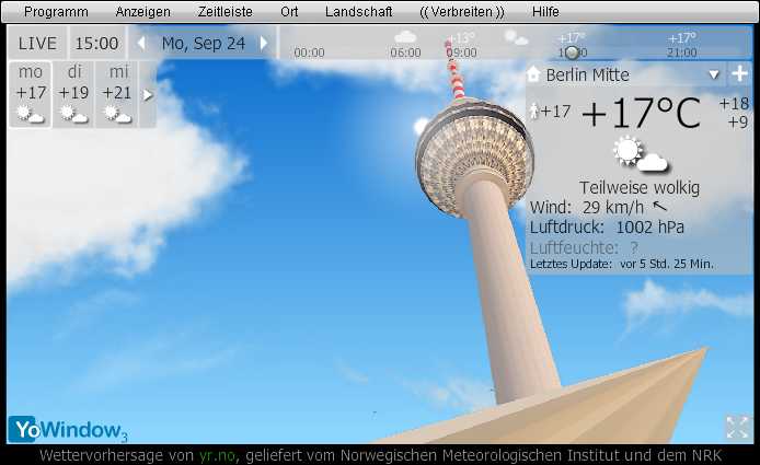 Rendering of my Alexanderplatz TV Tower model in Google Earth