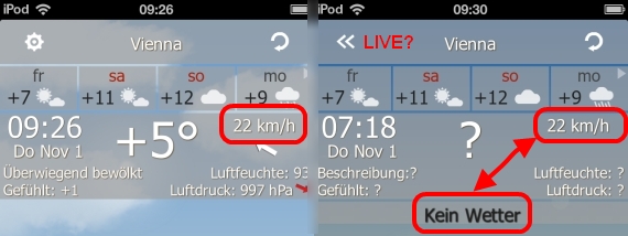 YoWindow - iPod - No weather but not LIVE and still value for wind.jpg