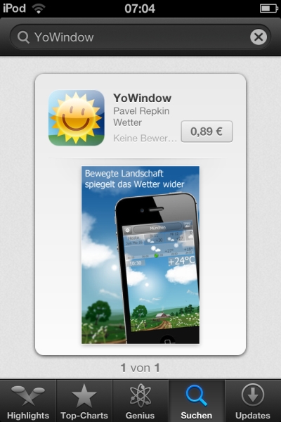 YoWindow in the Apple app-store.jpg