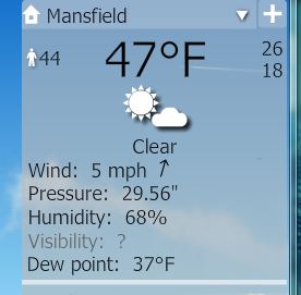 YoWindow January 1 was High of 25F and Low of 18F and Overcast.JPG