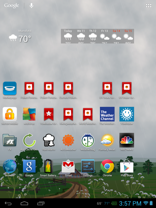 NextBook - bottom of the widget is cut off.