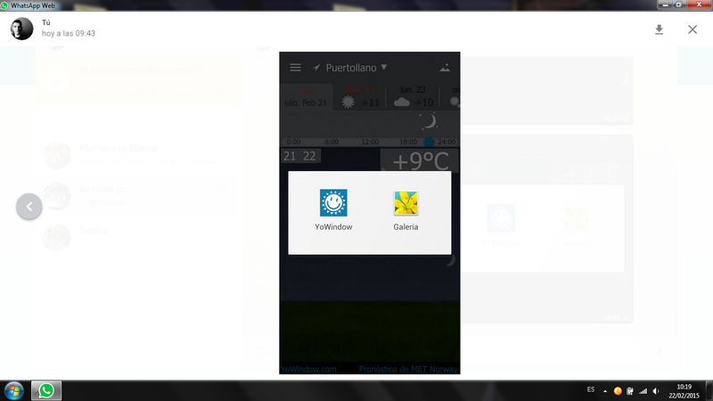 no aparecen al darle a la opcion de yowindow
