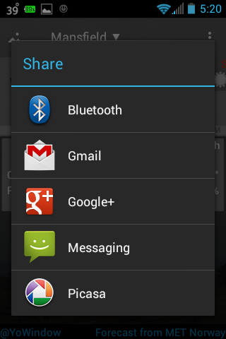 Sharing display
